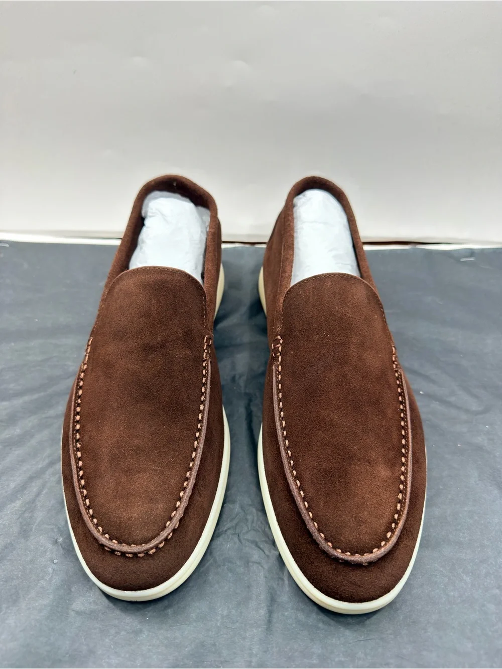 NIB Miramonti Chocolate Loafers
